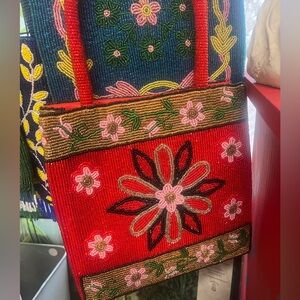 Hand beaded evening bag brand new amazing quality